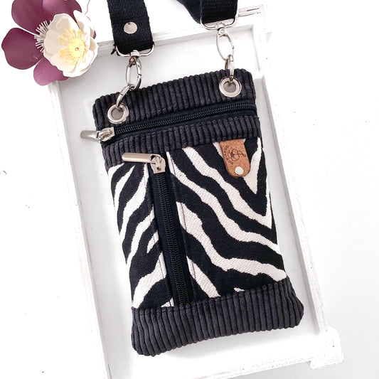 BORSA PORTA CELLULARE ZEBRA