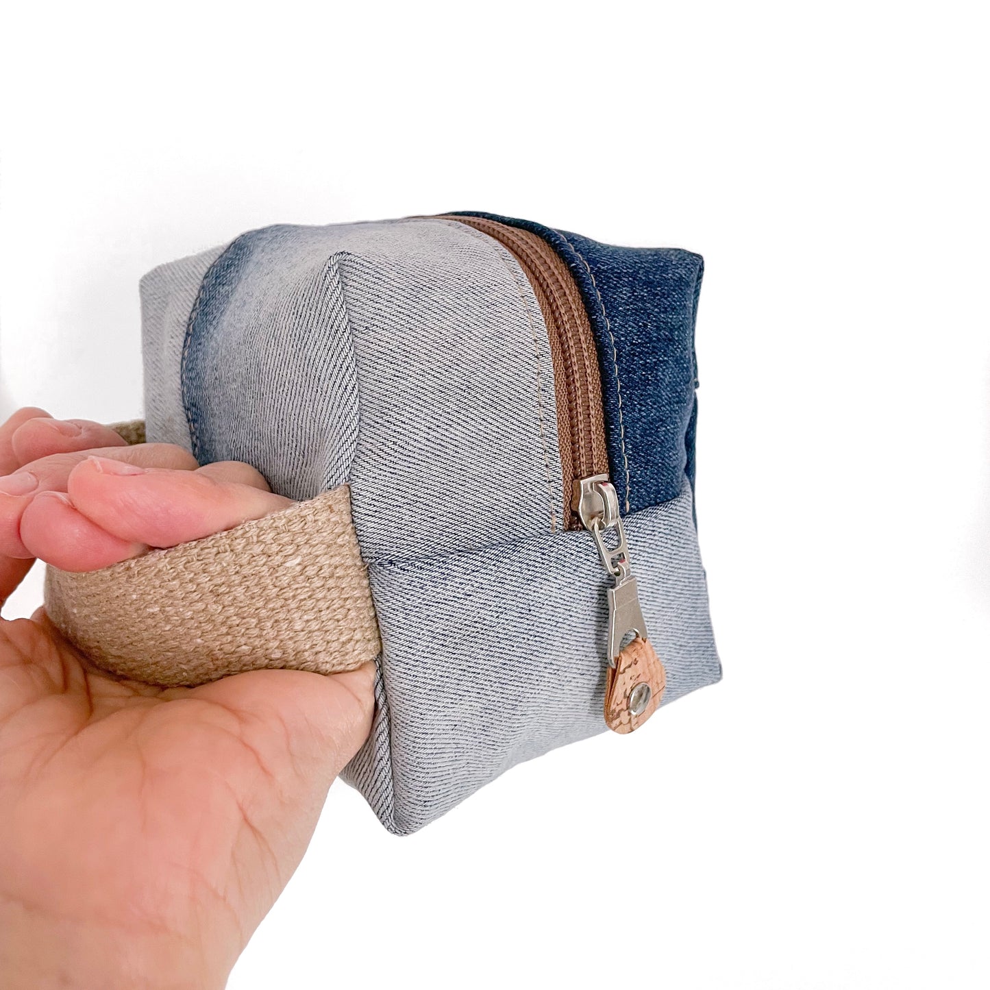 ASTUCCIO CUBO JEANS LILLA