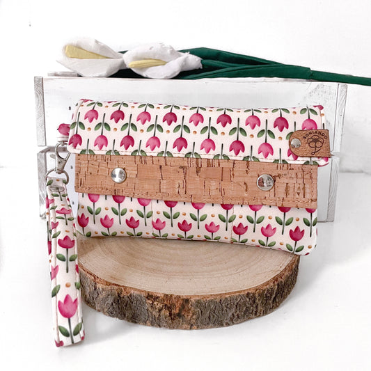 PORTAFOGLIO EVA TULIPANI ROSA