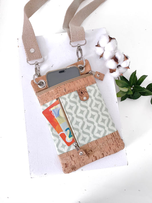 BORSA PORTA CELLULARE MENTA