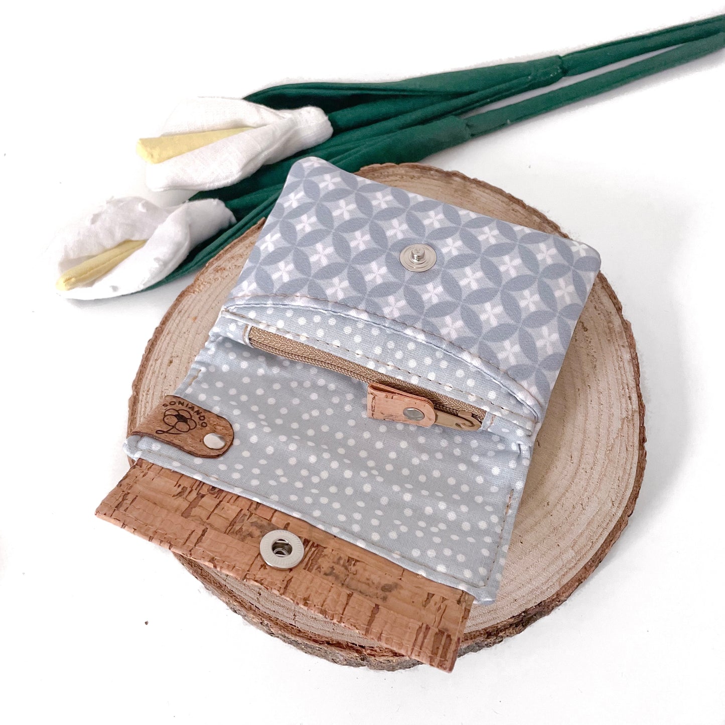 PORTAFOGLIO EVA MINI GREY