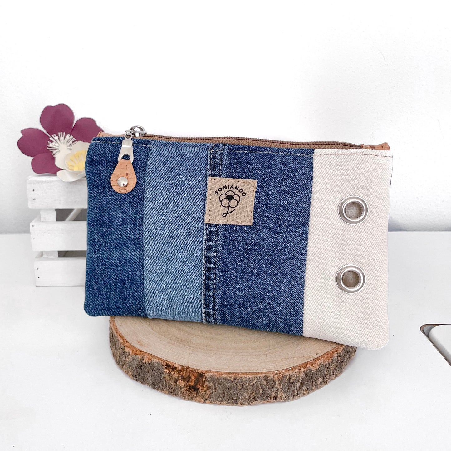 ASTUCCIO FLUFFY JEANS STRIP